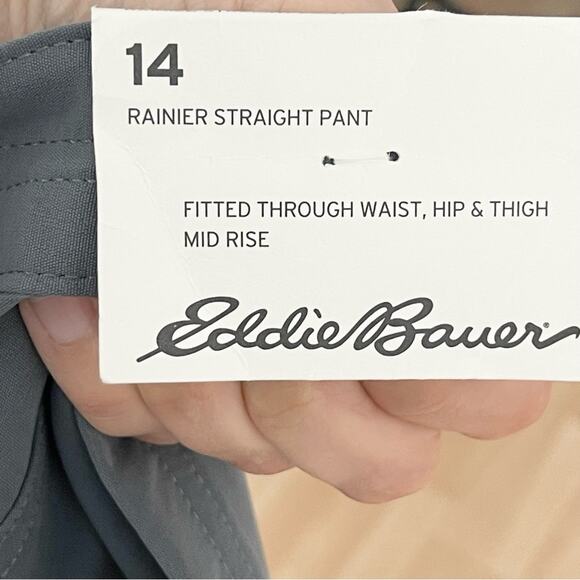 Eddie Bauer Incline Utility Pants Women’s size 14 Black Elastic Waistband - Picture 7 of 9